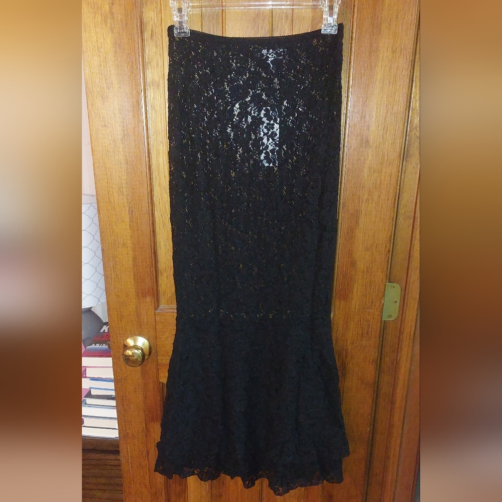 Urban Outfitters Kaley Sheer Lace Maxi Skirt - Picture 6 of 11